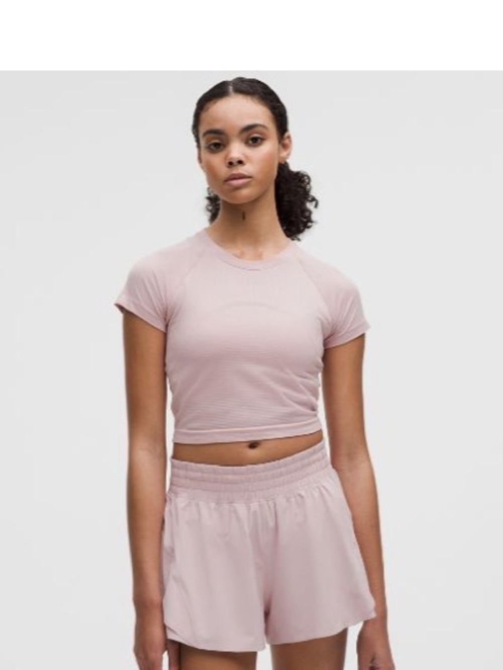 Lululemon Swiftly tech 2.0 cropped short sleeve t-shirt